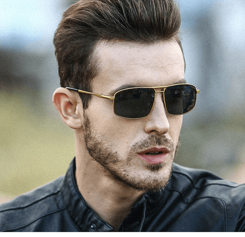 Box Polarized Driving Mirror Myopia Glasses Pilot Sunglasses - MRSLM