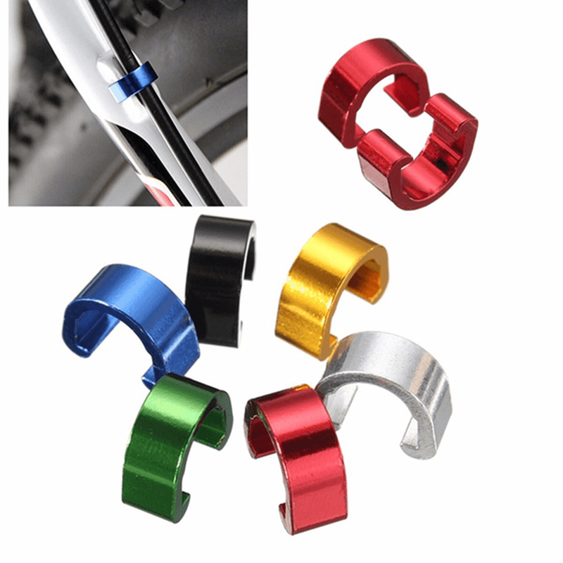 Bicycle C-Clips Buckle Cable Guides Brake Hose Housing MTB BMX Road Mountain Bike - MRSLM