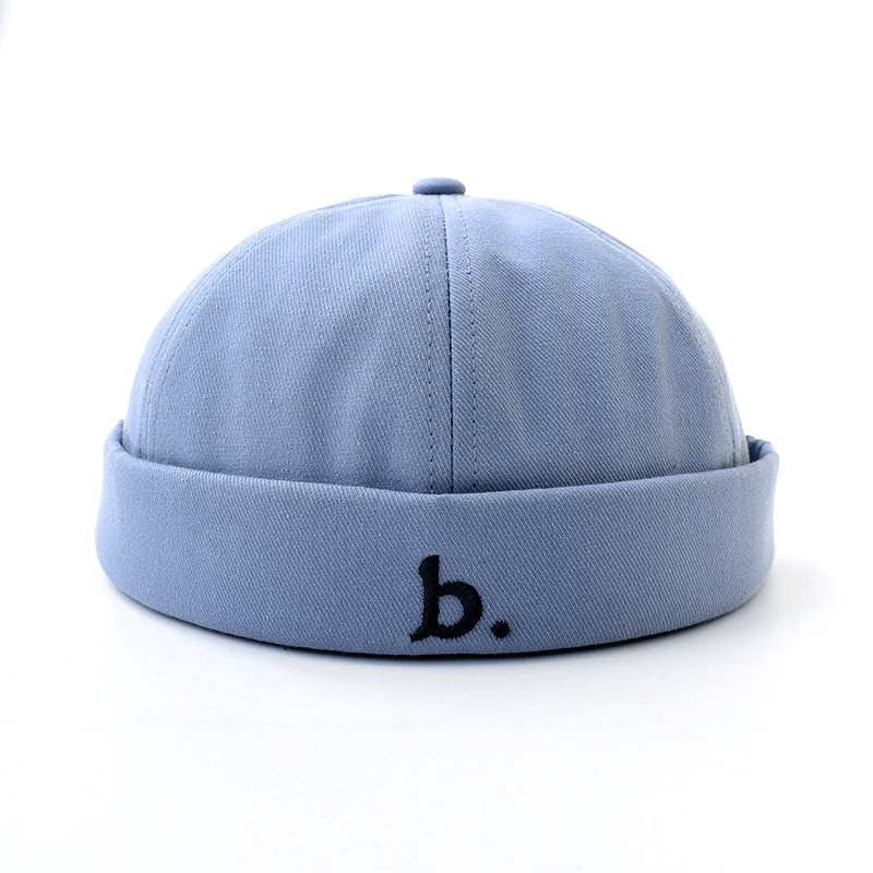 Solid Color Borderless Landlord Hat - MRSLM