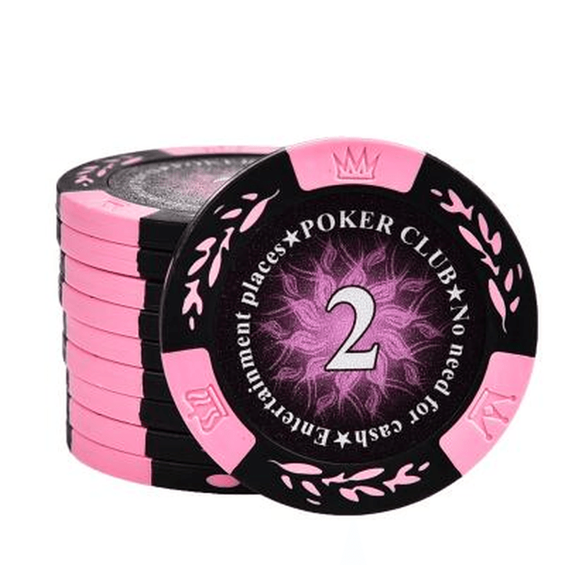 Texas Holdem Poker Chips Coins Mahjong Chips Anti-Counterfeiting Customized Chips - MRSLM