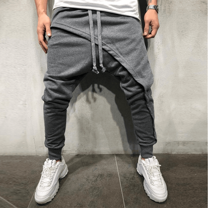 Jogging Pants Hip Hop Jogging Pants Slim Casual Sports Drawstring Pants Men - MRSLM