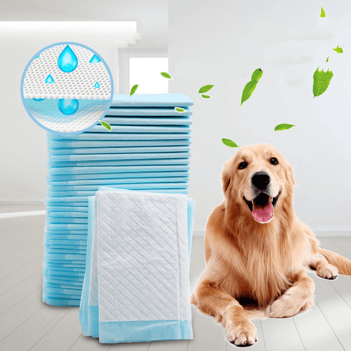 Pet Dog Diapers Disposable Heavy Absorbency Underpads Pet Dog Training Urine Pad Diapers for Dogs Cleaning Diapers - MRSLM