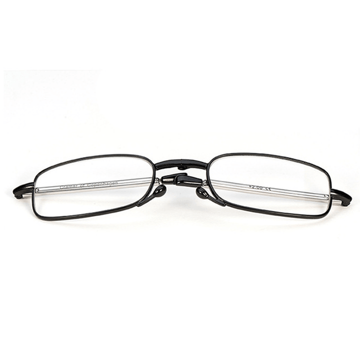 Men Women Foldable Reading Glasses with Glasses Case Presbyopic Glasses - MRSLM