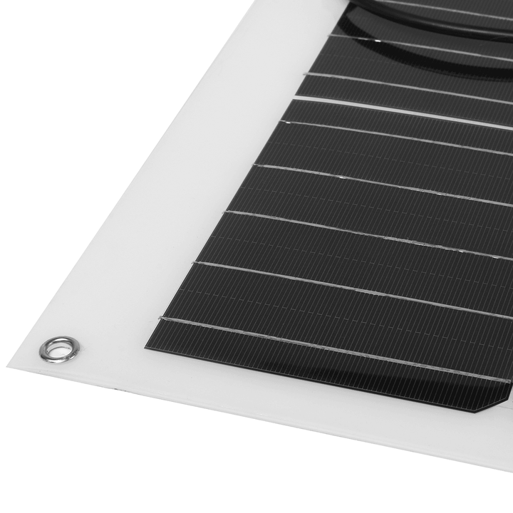 130W 18V Flexible Monocrystalline Solar Panel Mono Panel Waterproof Connector Camping 1129*670*2.5Mm - MRSLM