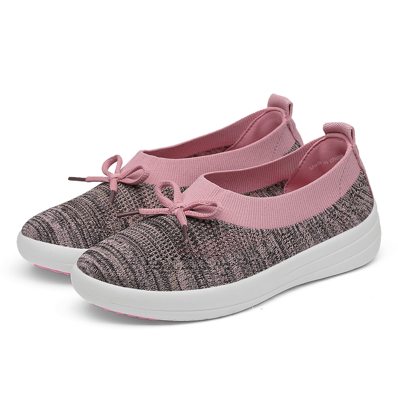 Women Breathable Knitting Outdoor Flats - MRSLM