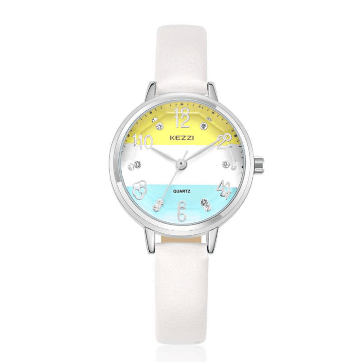 Fashion Women Quartz Watch Casual Ladies Rhinestones Wrist Watch - MRSLM