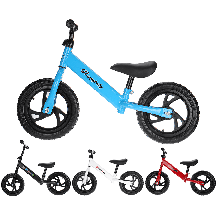 Kids Portable Adjustable No Pedal Best Balance Bike for Children Aged 2-7 Toddler Educational Bicycle Gift for Boys＆Girls - MRSLM