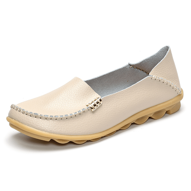 US Size 5-13 Women Flat Shoes Casual Comfortable Outdoor Slip on Loafers - MRSLM