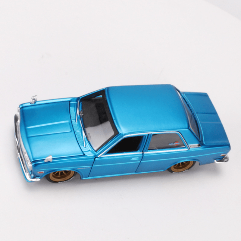 1971 Dassan DATSUN 510 Modified Version Simulation Alloy Car Model Toy Ornaments - MRSLM