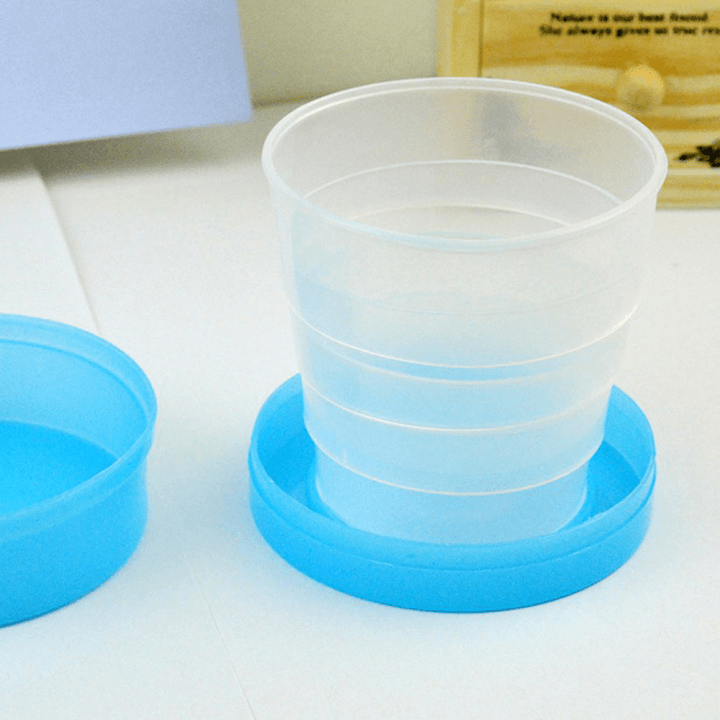 Plastic Outdoor Folding Water Cup Camping Hiking Folding Drinking Cup - MRSLM