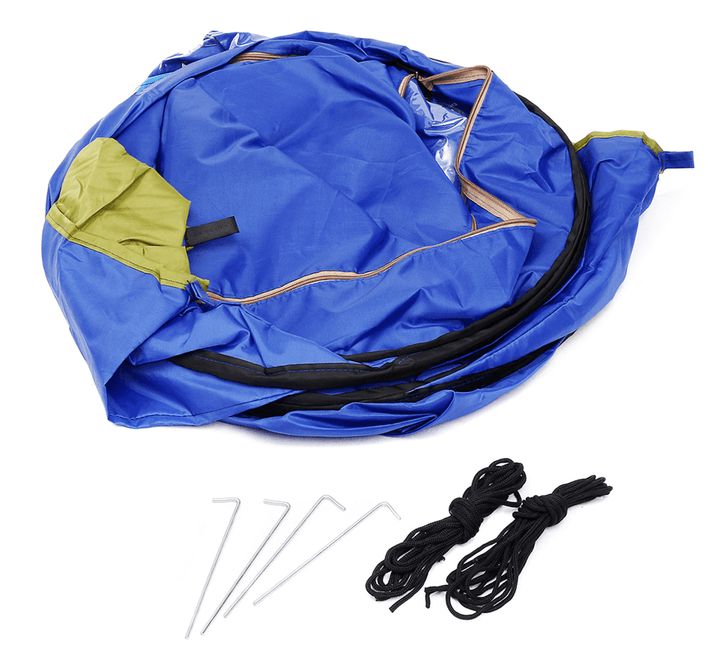 1-2 People Outdoor Portable Camping Tent Folding Pop up UV Proof Sunshade Shelter Rainproof Canopy - MRSLM