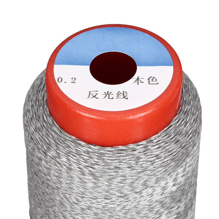 500M 0.2Mm Polyester Reflective Sewing Tools Thread Line Embroidery Spool Safety Garment - MRSLM