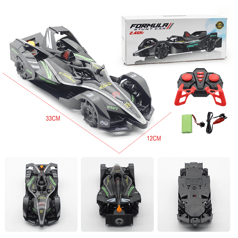 Wireless Remote Control Charging Spray Light Racing Toy - MRSLM