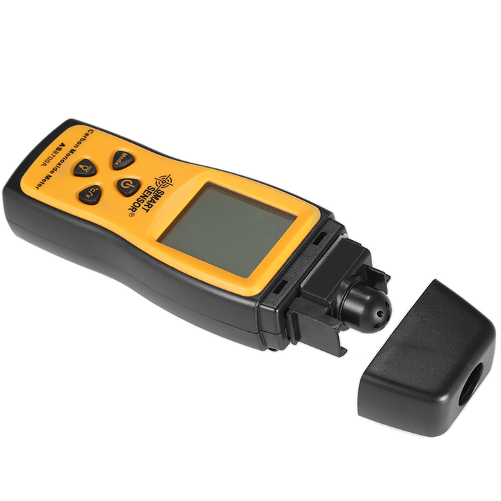 SMARTSENSOR AS8700A Handheld LCD CO Gas Analyzer Carbon Monoxide Tester Gas Detector 0-1000Ppm Temperature Tester - MRSLM