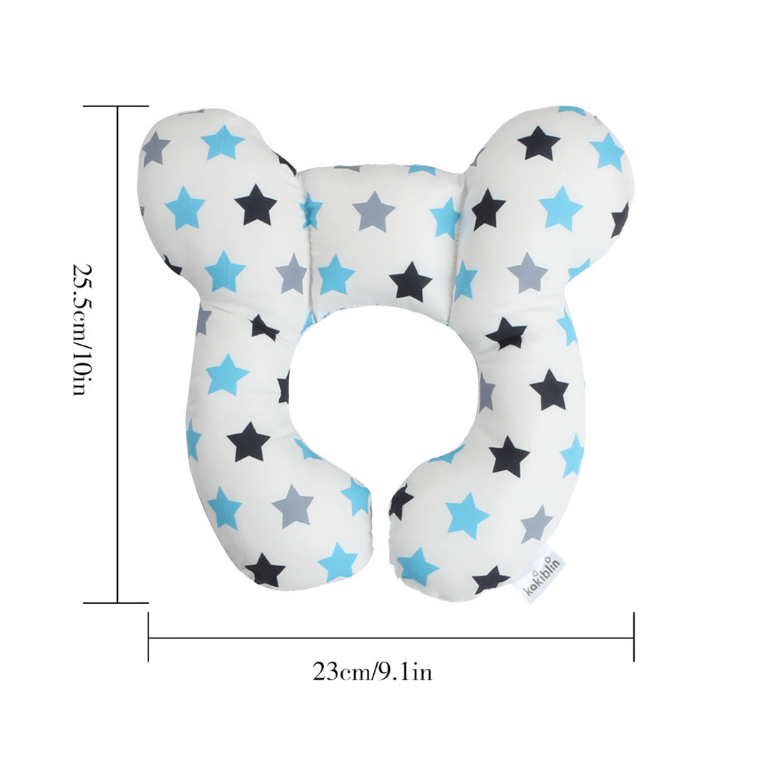 Cotton U-Shaped Pillow Baby Stroller Car Seat Cushion Pad Comfortable Breathable Kids Body Support Pillow Mat Outdoor Travel - MRSLM