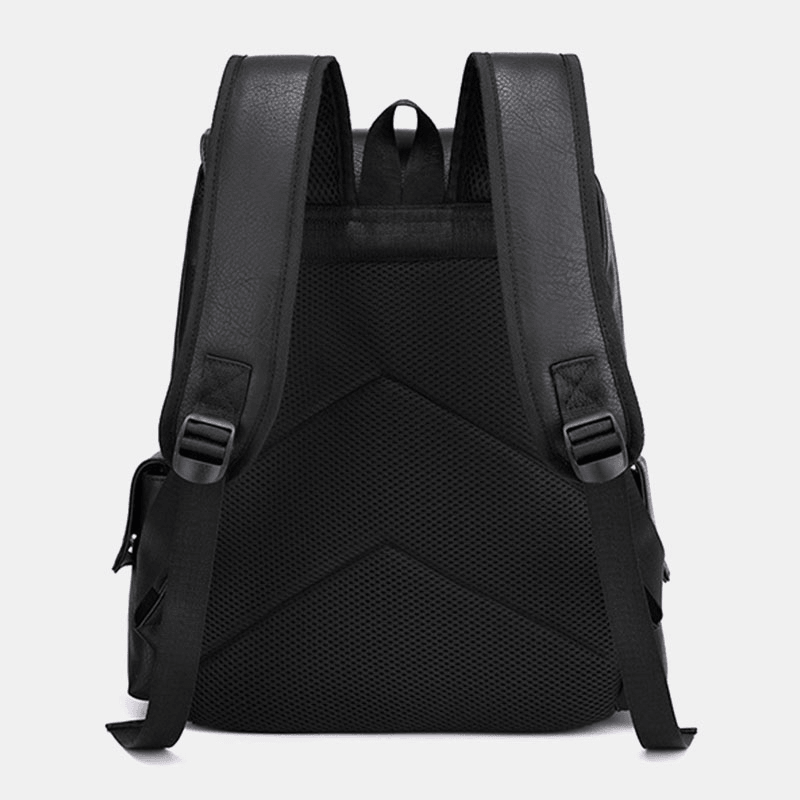 Men Vintage 14 Inch Laptop Large Capacity Bag Backpack - MRSLM