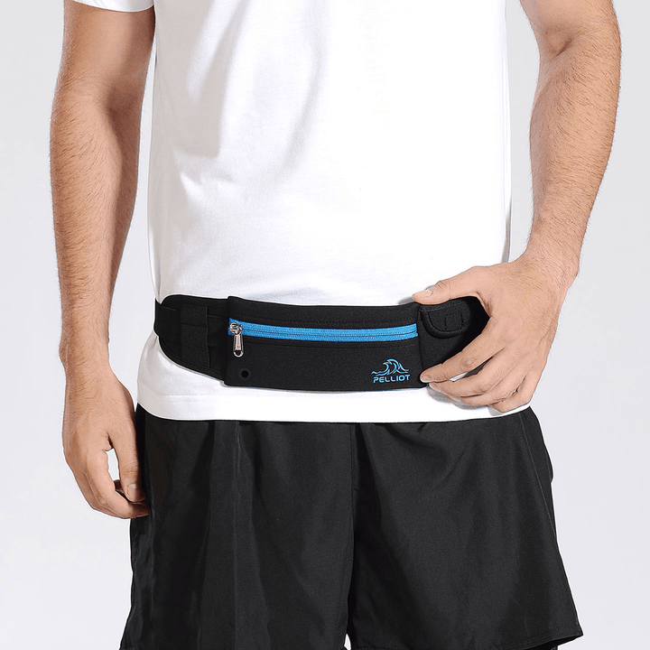 PELLIOT Running Waist Bag Large Capacity Outdoor Sports Fitness Cycling Waist Pack - MRSLM