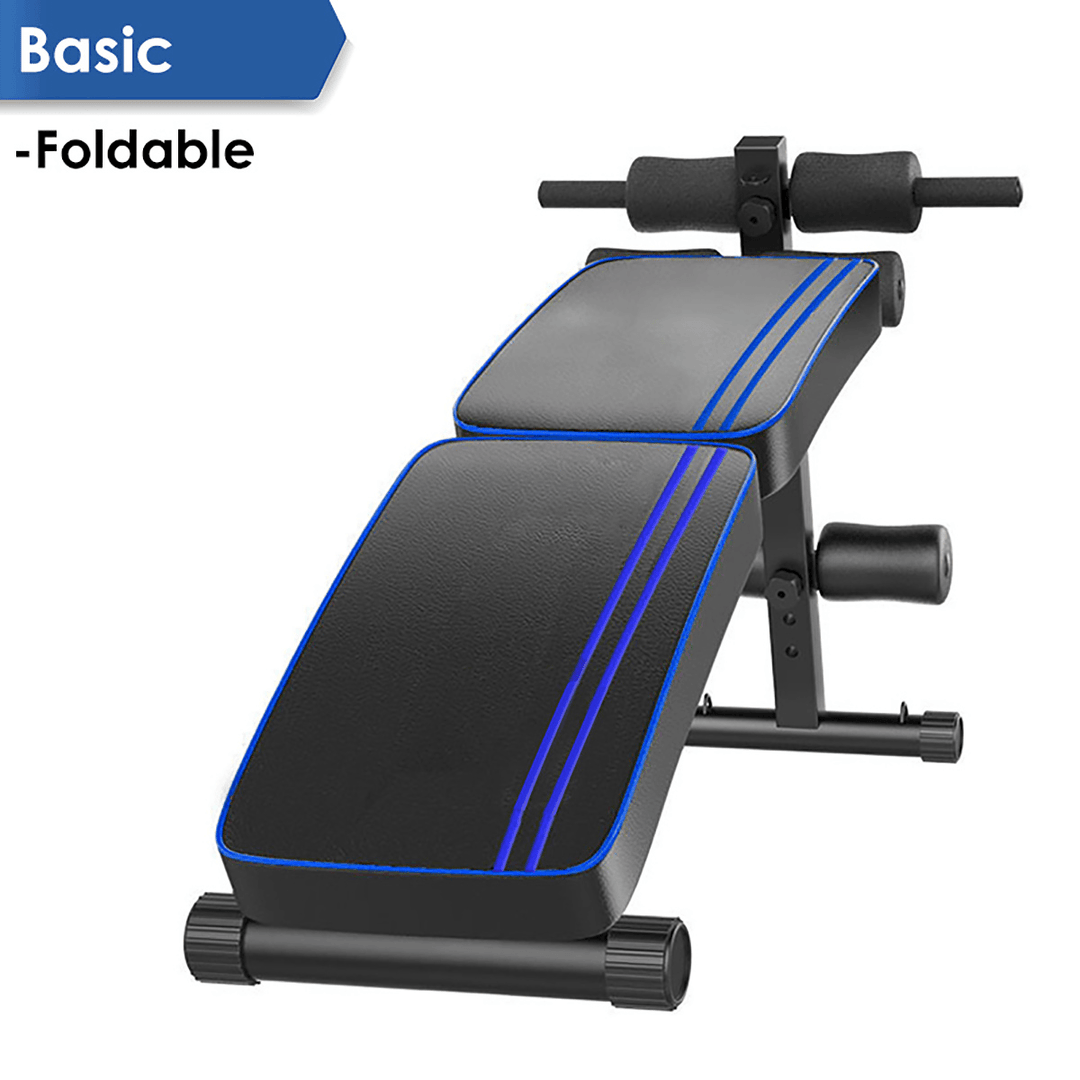 Foldable Sit up Bench Ab Crunch Exercise Board Decline Fitness Workout Gym Home Dumbbell Bench - MRSLM