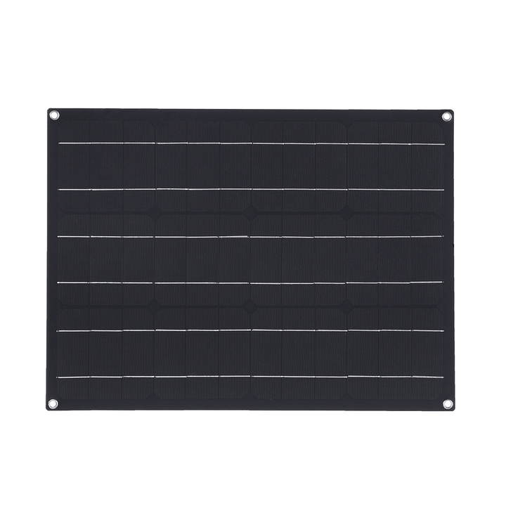 40W Solar Panel Matte Texture Car Emergency Charger with 4 Protective Corners Dual USB+DC - MRSLM