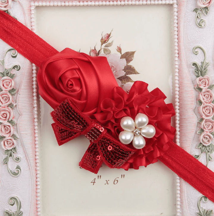 Rose Sequin Bow Headband - MRSLM