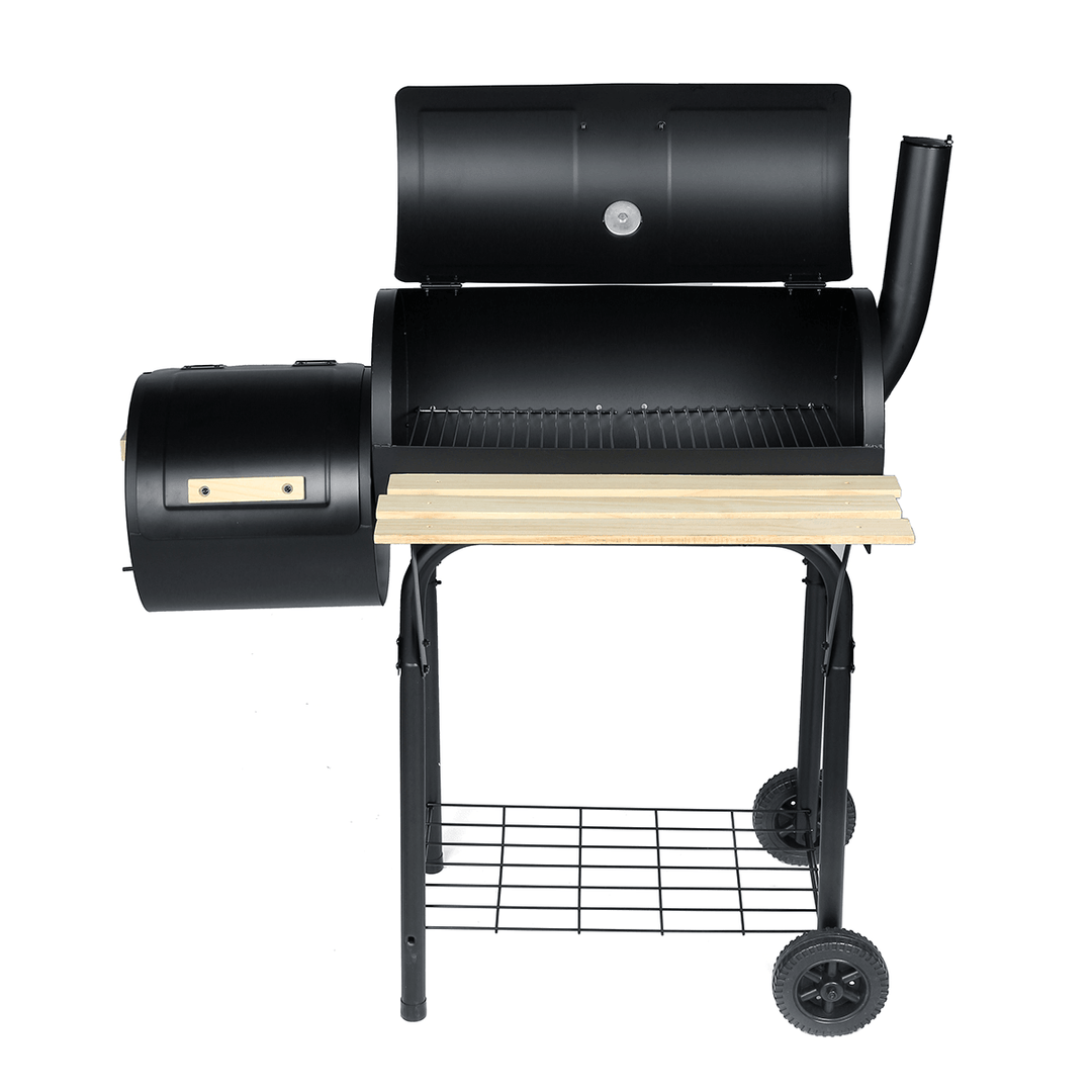 45'' Fire Pit BBQ Grill Meat Charcoal Cooker Outdoor Camping Picnic - MRSLM