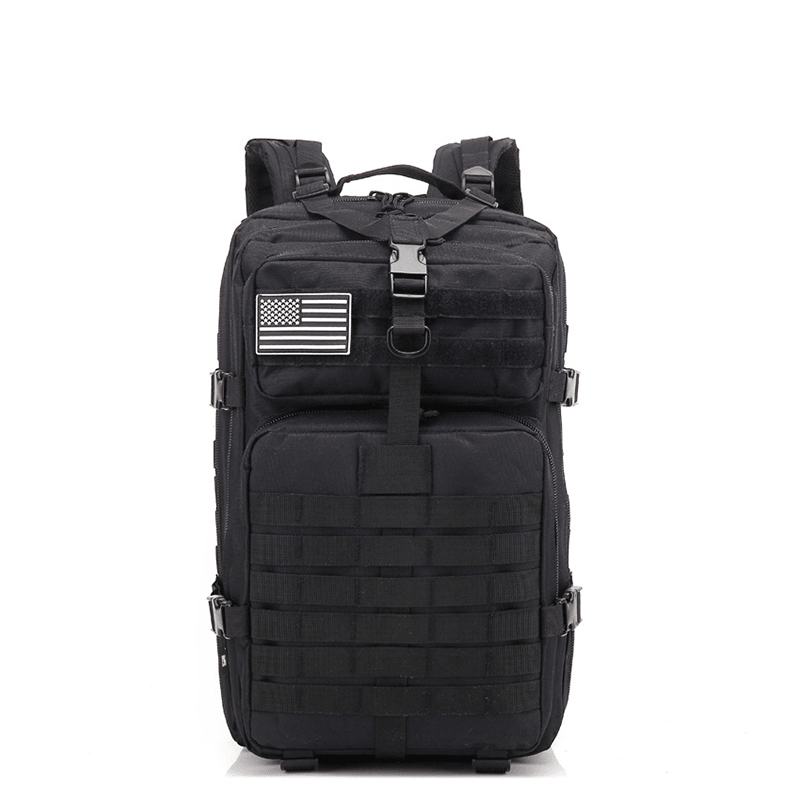 45L Tactical Army Military 3D Molle Assault Rucksack Backpack Outdoor Hiking Camping Traveling Bag - MRSLM