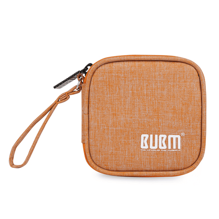 BUBM Travel Carrying Case for Small Electronics and Accessories Earphone Earbuds Cable Change Purse - MRSLM