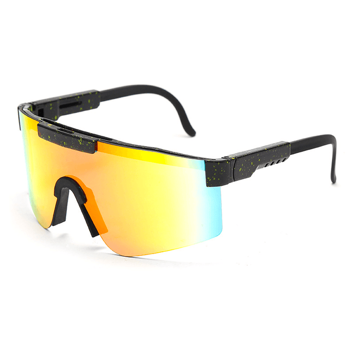 Colorful Full Electroplating Real Film Sports Sunglasses - MRSLM