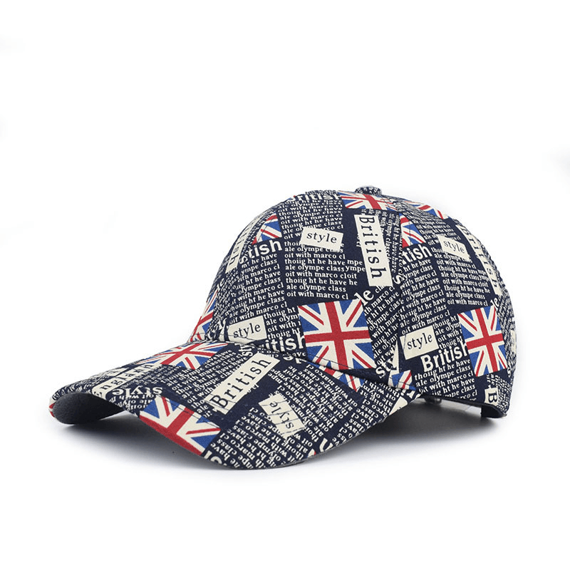 Alphabet Baseball Cap British Style Foreigner Casual - MRSLM