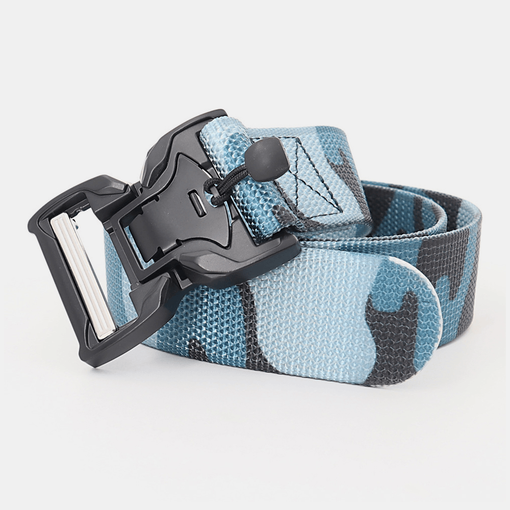 Men Camouflage Wild 125Cm Magnet Quick Release Buckle Outdoortraining Tactical Belts - MRSLM