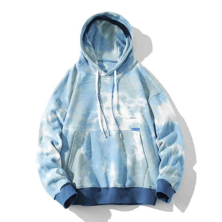 High Gram Hooded Tie Dye Sweatshirt Hip Hop Loose - MRSLM