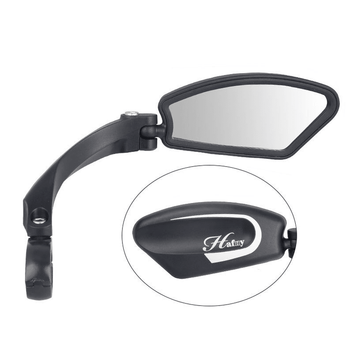 Folding Bicycle Rear View Mirror 360° Rotate Clear Wide Range Anti-Shake Adjustable Mirror Bike Sight Reflector MIB Road Bike - MRSLM