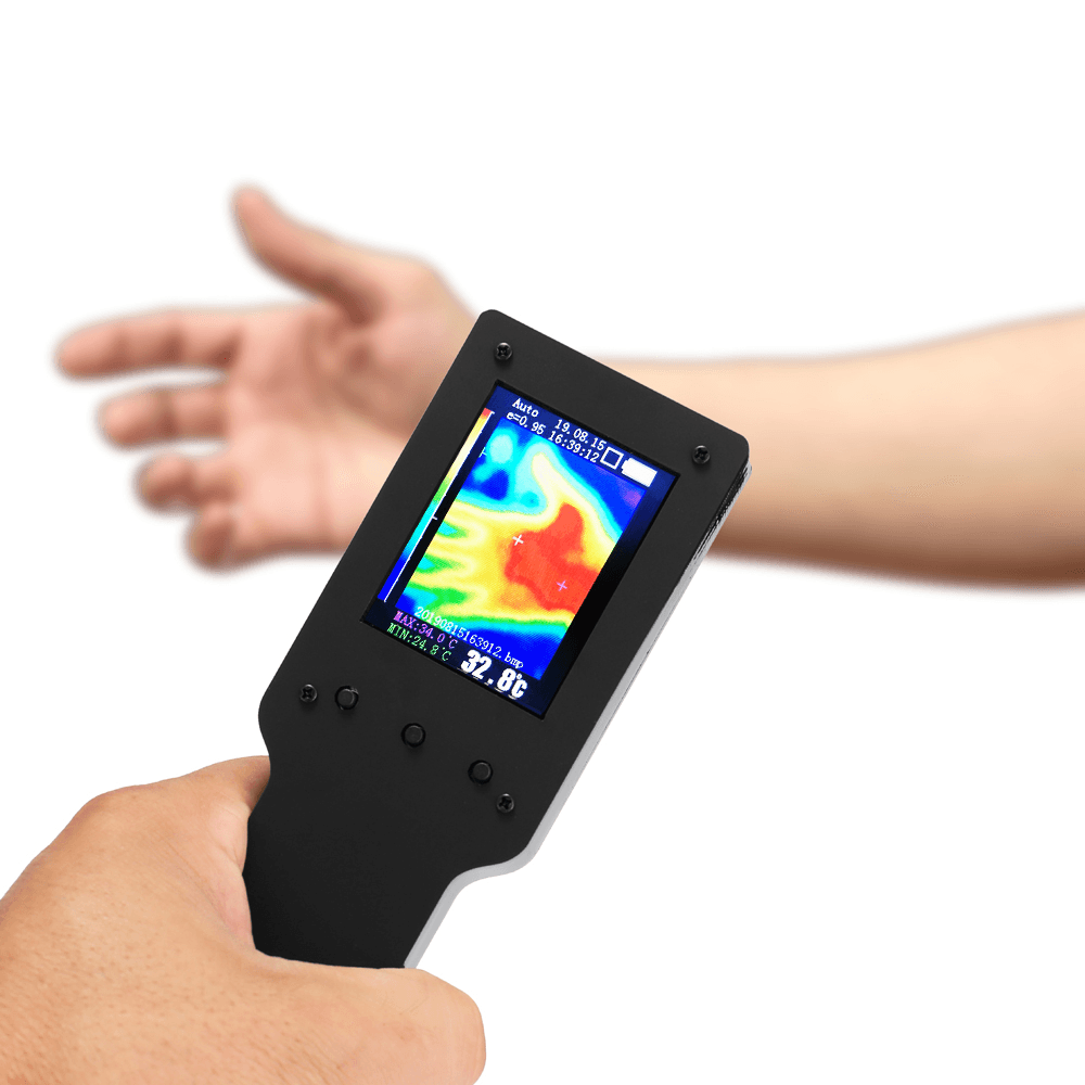 Portable Handheld Infrared Thermal Imager Thermal Imaging Camera 2.4 Inch 24*32 Resolution Digital LCD Display Thermometer Measurement Instrument - MRSLM