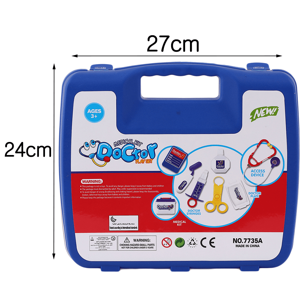 Children'S Simulation Doctor and Nurse Portable Medical Kit - MRSLM