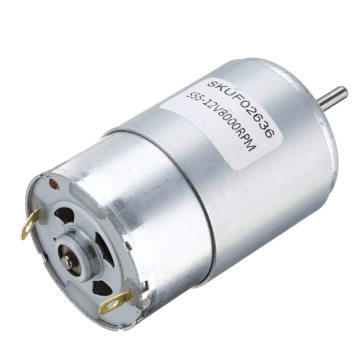 555 Gear Motor DC 24V Reversible Motor 2.5Mm Shaft Diameter Gear Reduction Motor - MRSLM