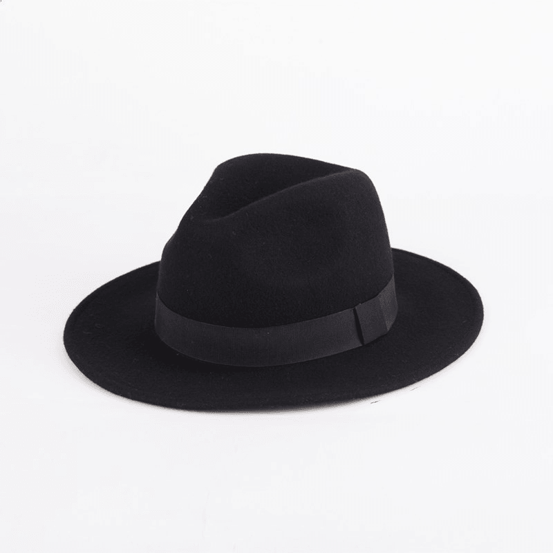 Woolen Men'S Felt Hat British Style Jazz Hat - MRSLM