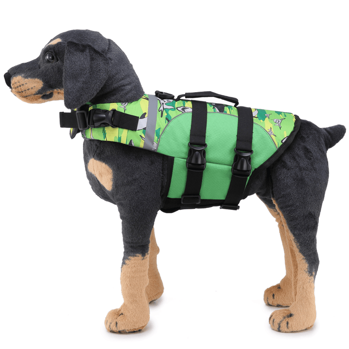 Dog Coats Jackets Life Jacket Safety Clothes for Pet Vest Summer Saver Swimming Pet Swimsuit - MRSLM