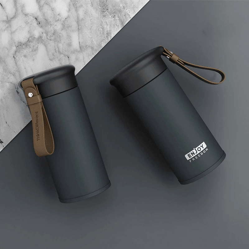 280ML Double Wall Stainless Steel Vacuum Flasks Car Water Cup Coffee Tea Travel Mug Bottle - MRSLM