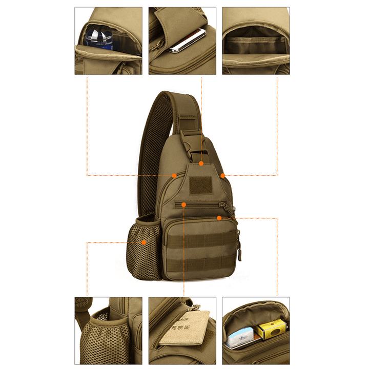 Cycling Sports Chest Bag Outdoor Tactics Backpack - MRSLM