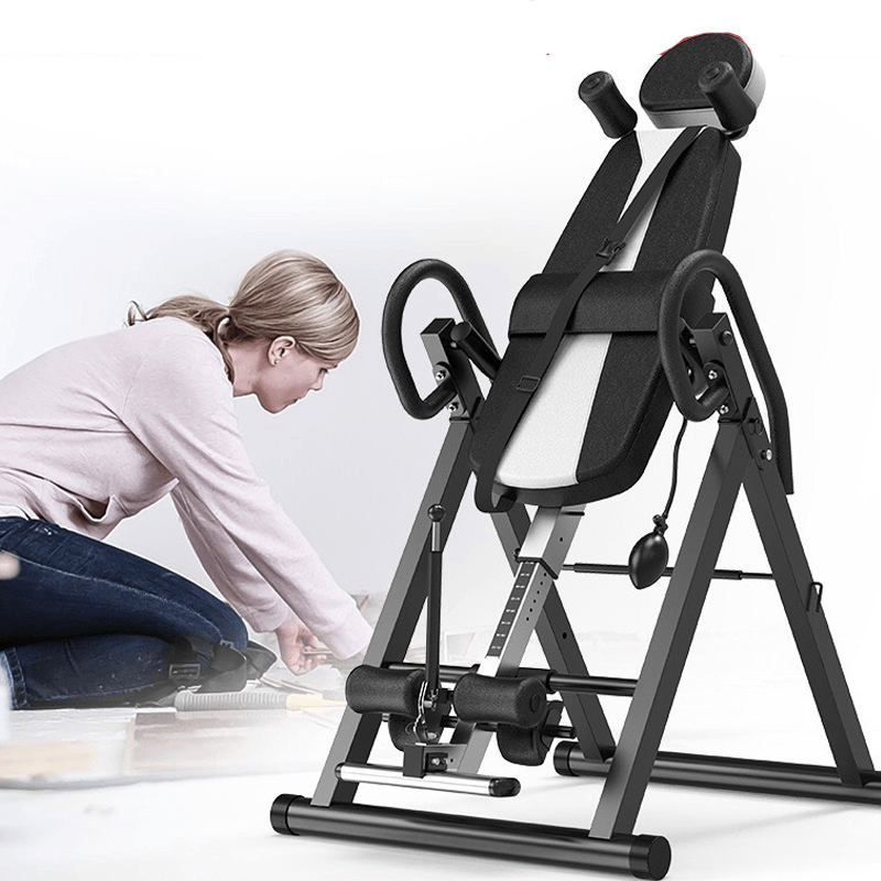 Fitness Inversion Tables Folding Fitness Equipment Ankle Holder Pain Relief Exercise Tools - MRSLM