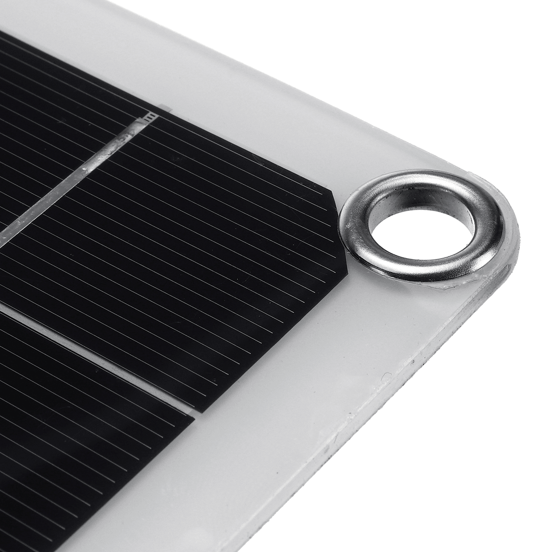 50W Solar Panel Solar Cells Poly Solar Panel Dual USB Output for Car Yacht 18/12/5V Battery Boat Charger - MRSLM