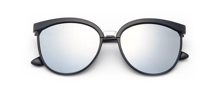 Retro Reflective Sunglasses Ladies Large Frame Sunglasses - MRSLM