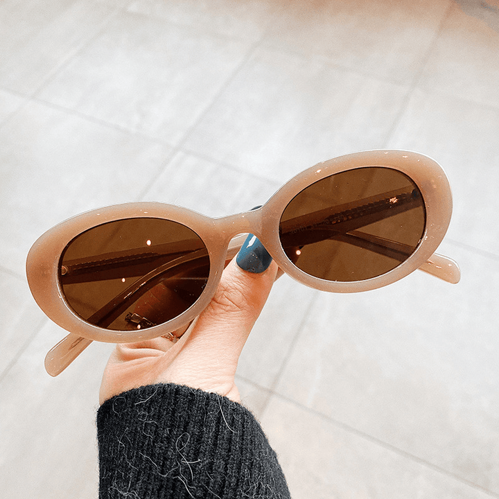 Small Frame Sunglasses Women Oval Frame - MRSLM