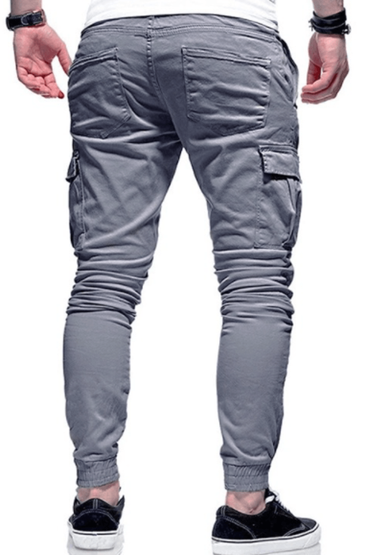 Muscle Brothers Sports Pants Men'S Overalls Casual Fitness Slim Elastic Feet - MRSLM