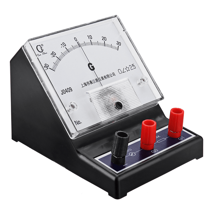 -30-0-30Μa Galvanometer Scientific Current Sensor Sensitive Ammeter Electric Current Detector Analog Display - MRSLM