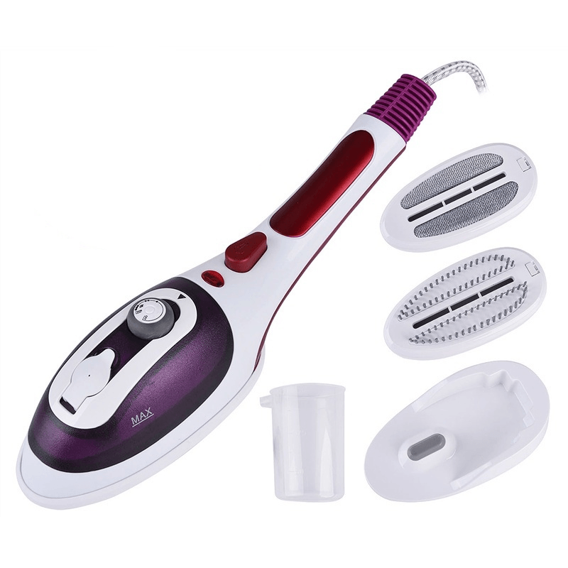 Steamworks Portable Steam Iron Home Travel Laundry Clothes Electric Clean Brush - MRSLM