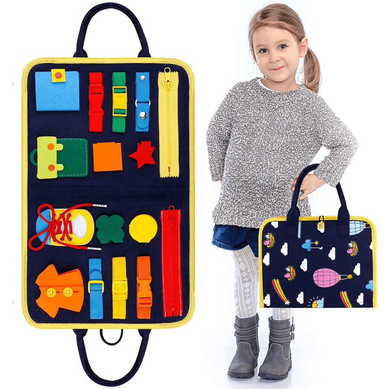 Children'S Educational Felt Education Dressing Learning Board - MRSLM