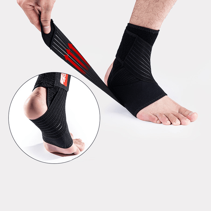 Naturehike 20HJ007 1 Pcs Ankle Support Brace Elastic against Sprains Injuries Recovery Ankle Strain Protector Strap - MRSLM