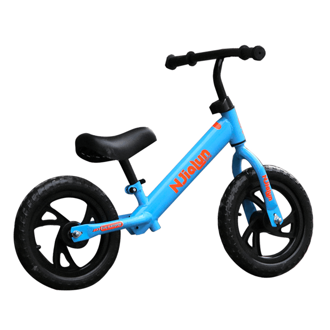 12Inch Kid Balance Bike Adjustable Height No-Pedal Childrens Balance Bike Beginner Rider Training Push Bike for 2-6 Years Old Christmas Gift - MRSLM