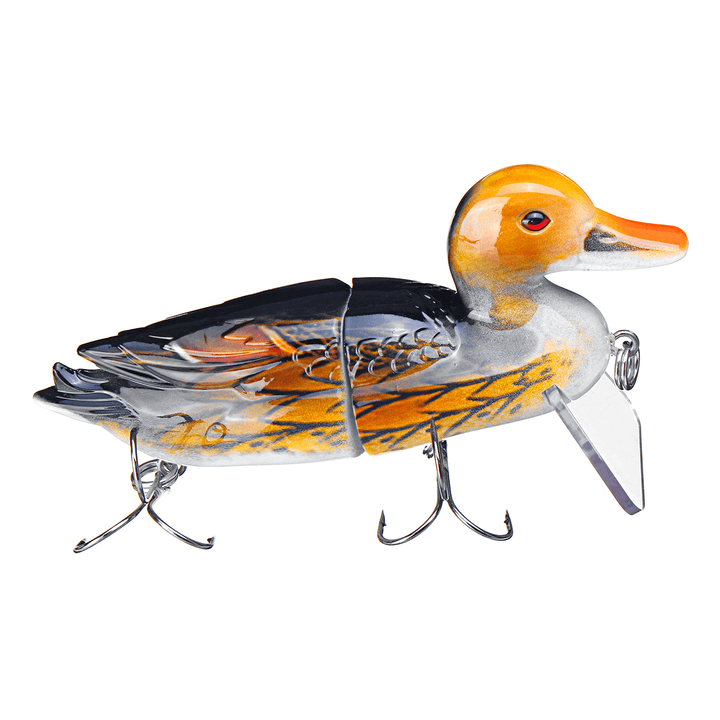 ZANLURE 1PC 15CM 90G Floating Duck Shape Fishing Lure with Hook Topwater Soft Bait Fishing Tackle - MRSLM